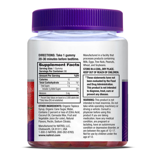 NATROL MELATONIN,5 MG