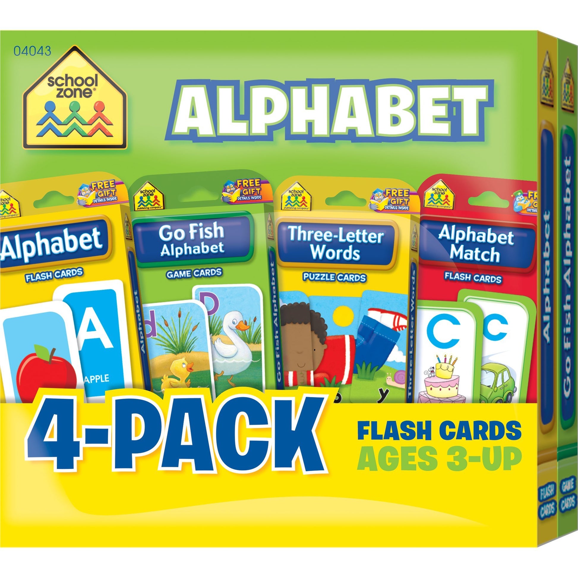School Zone Alphabet Match Flash Cards