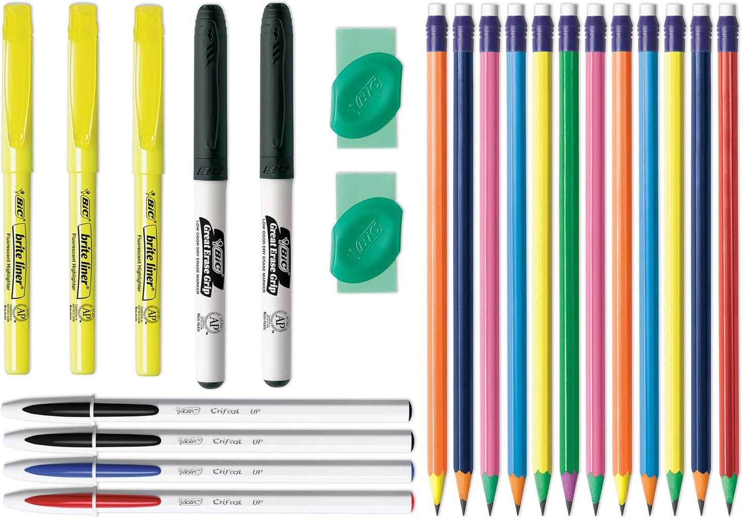 BiC School Supply Essential Bundle, 5 count