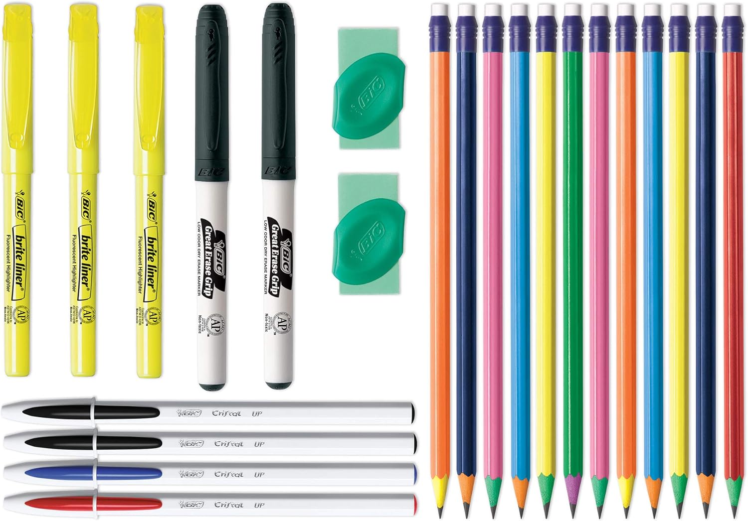 BiC School Supply Essential Bundle, 5 count