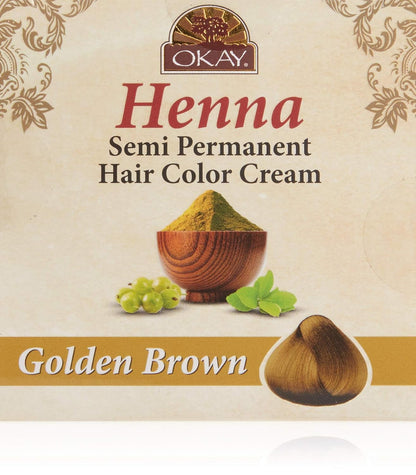 HENNA CREAM,GOLDEN BROWN