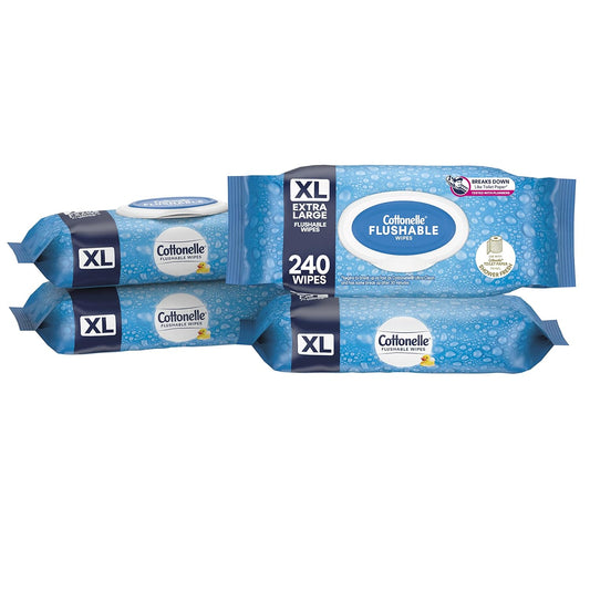 COTTONELLE FRSH XL FLUSH WPE 2X3X45CT DS