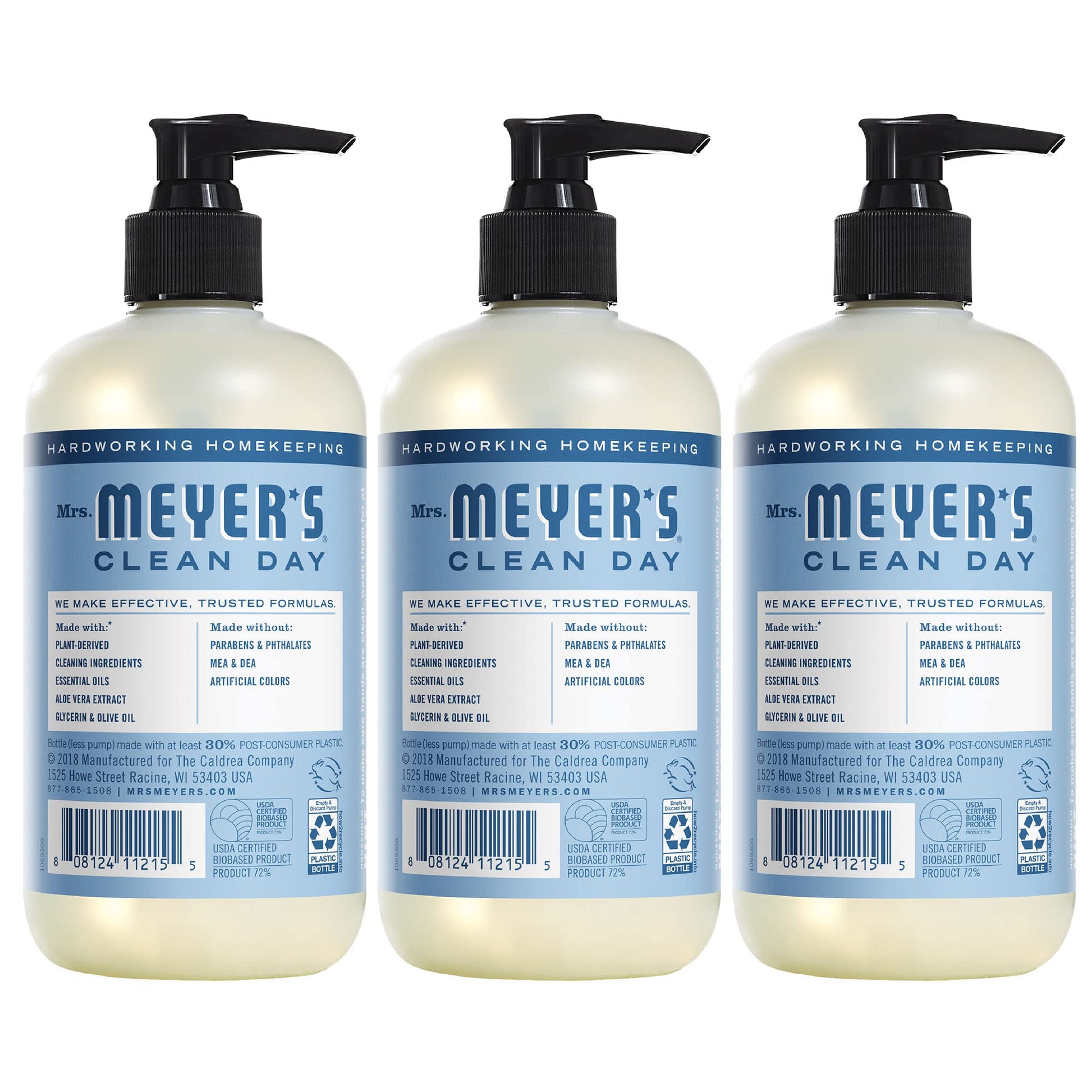 MRS. MEYER'S CLEAN DAY HAND SOAP,LIQ,BASIL