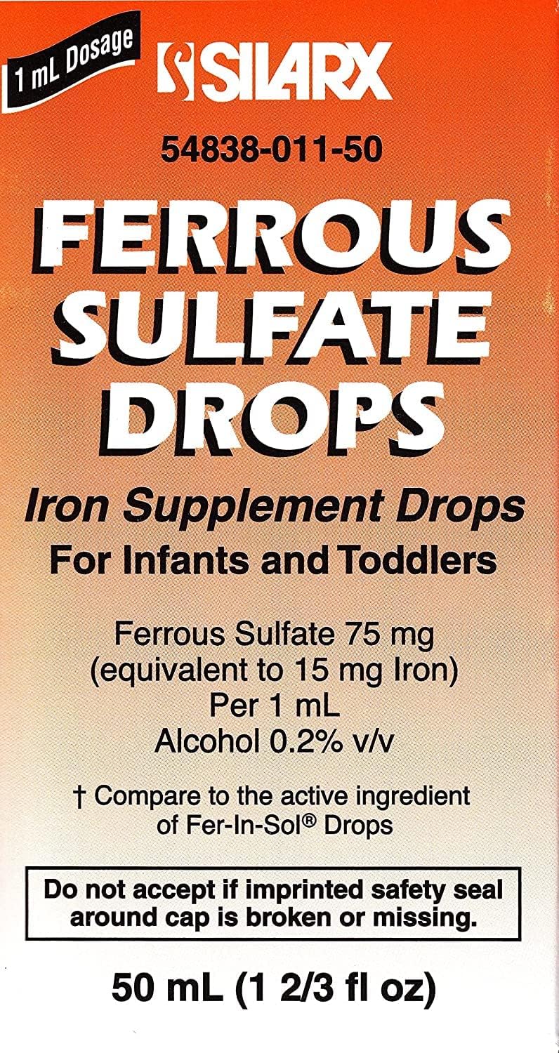 FERROUS SULF EL 220MG/5ML 473ML