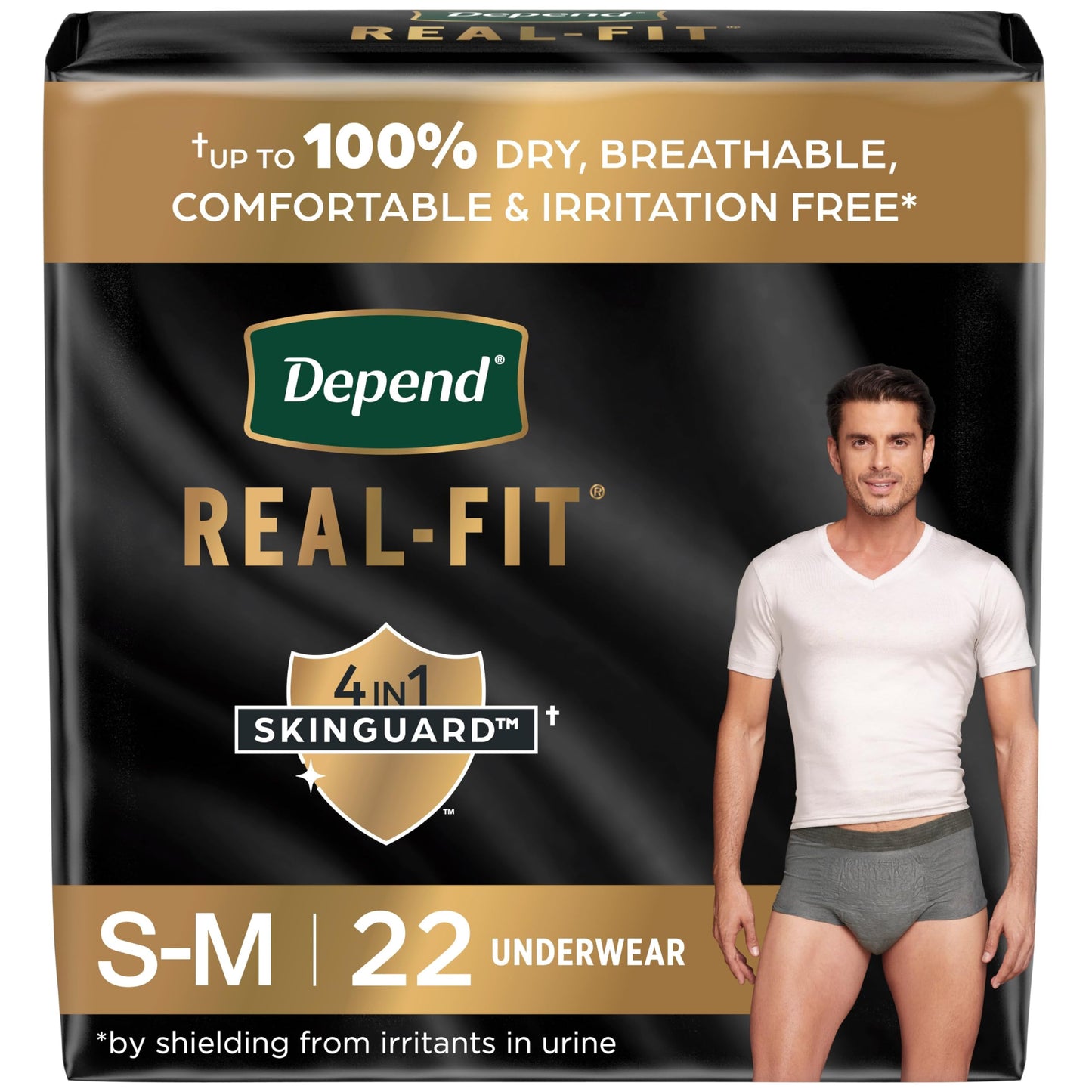 DEPEND REAL FIT BF 14 S/M MEN