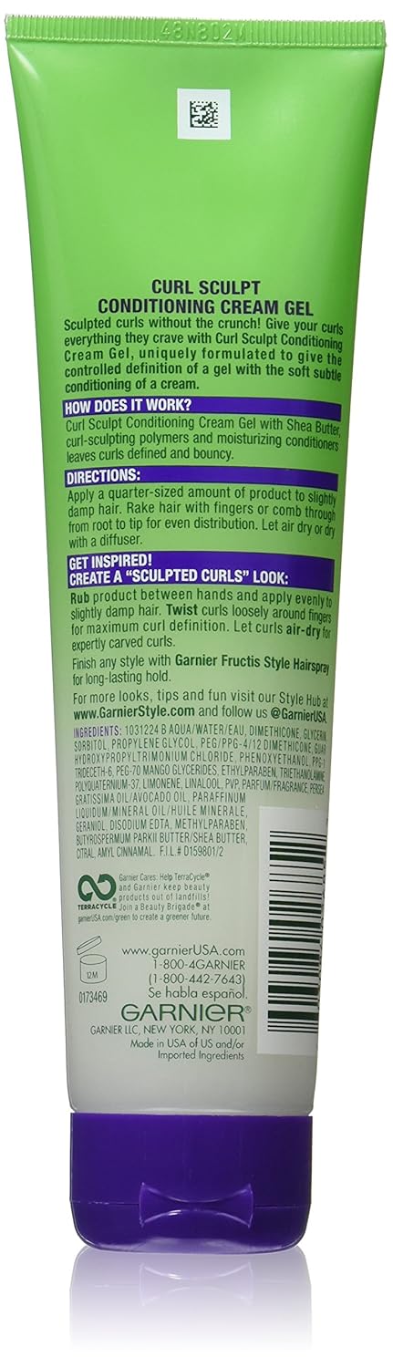 Garnier Fructis Style Curl Sculpt Conditioning Cream Gel, 5.1 oz
