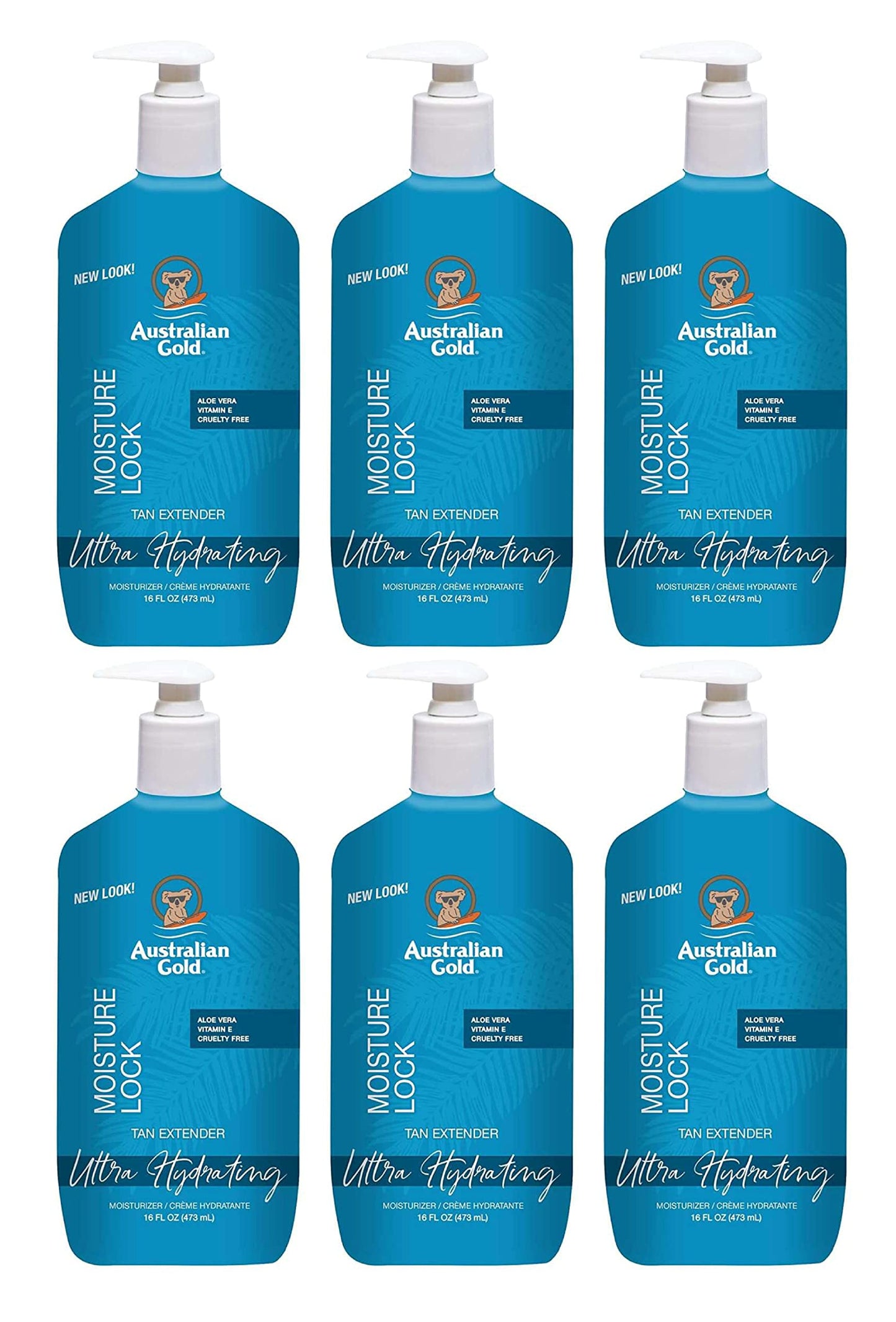 Australian Gold Moist Lock Tan Extender 16oz Pump