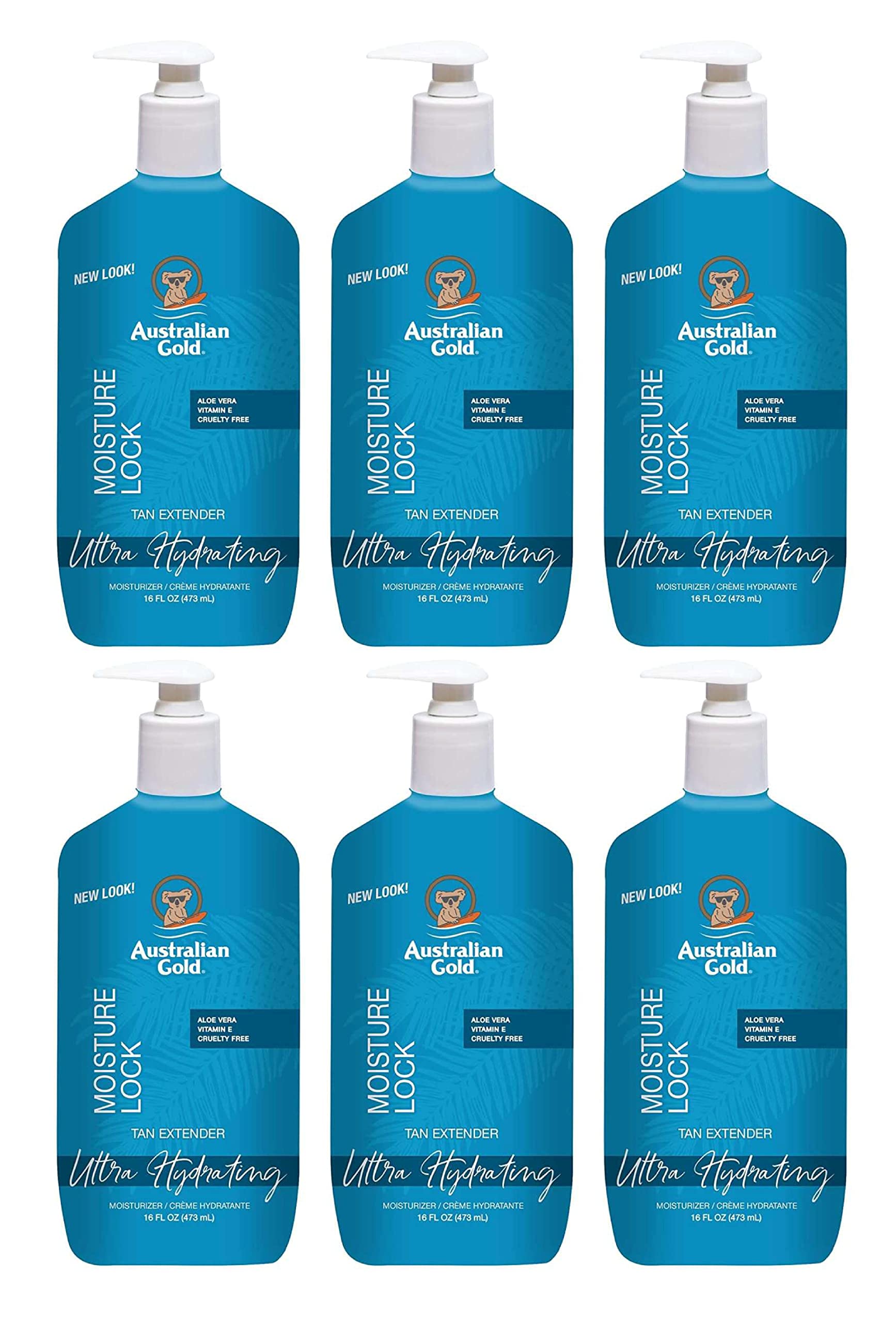 Australian Gold Moist Lock Tan Extender 16oz Pump
