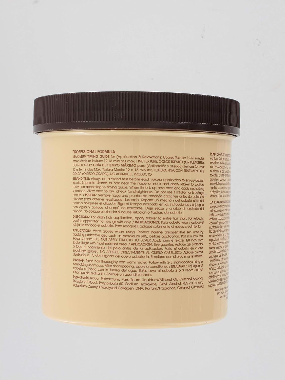 Tcb Hair Relaxer No Base Creme 7.5oz Regular Jar