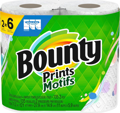 BOUNTY PAPER TOWELS 6 SAS
