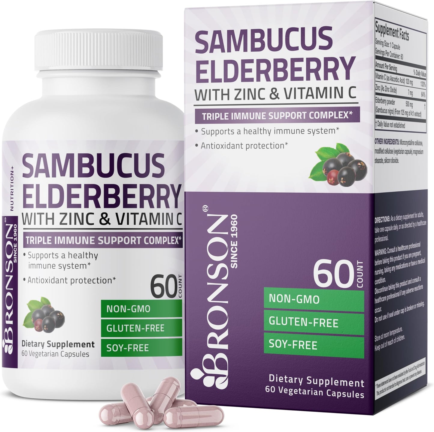 IMMUNE SPPRT,ELDERBERRY
