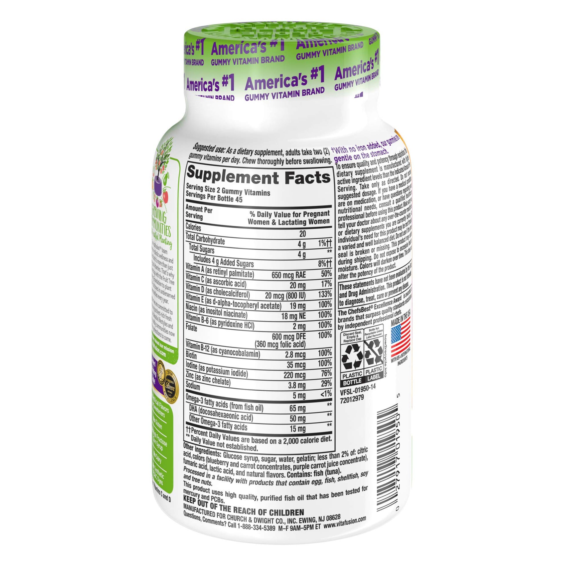 VITAFUSION PRENATAL CW 90 GMM AST