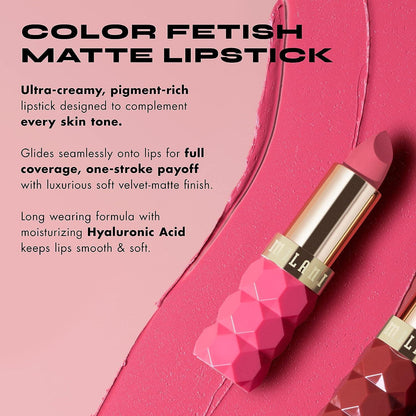 Milani Color Fetish Matte Lipstick – Red Flag, 0.14 oz