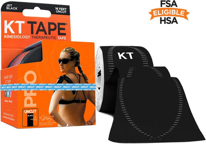 KT TAPE SYNTHETIC PRO BLACK 20CT