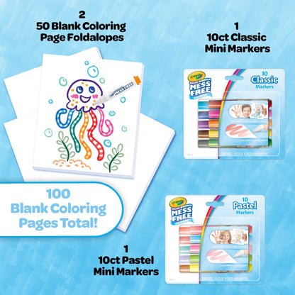 Crayola Color Wonder Mess-Free Coloring Activity Kit, 38 pieces