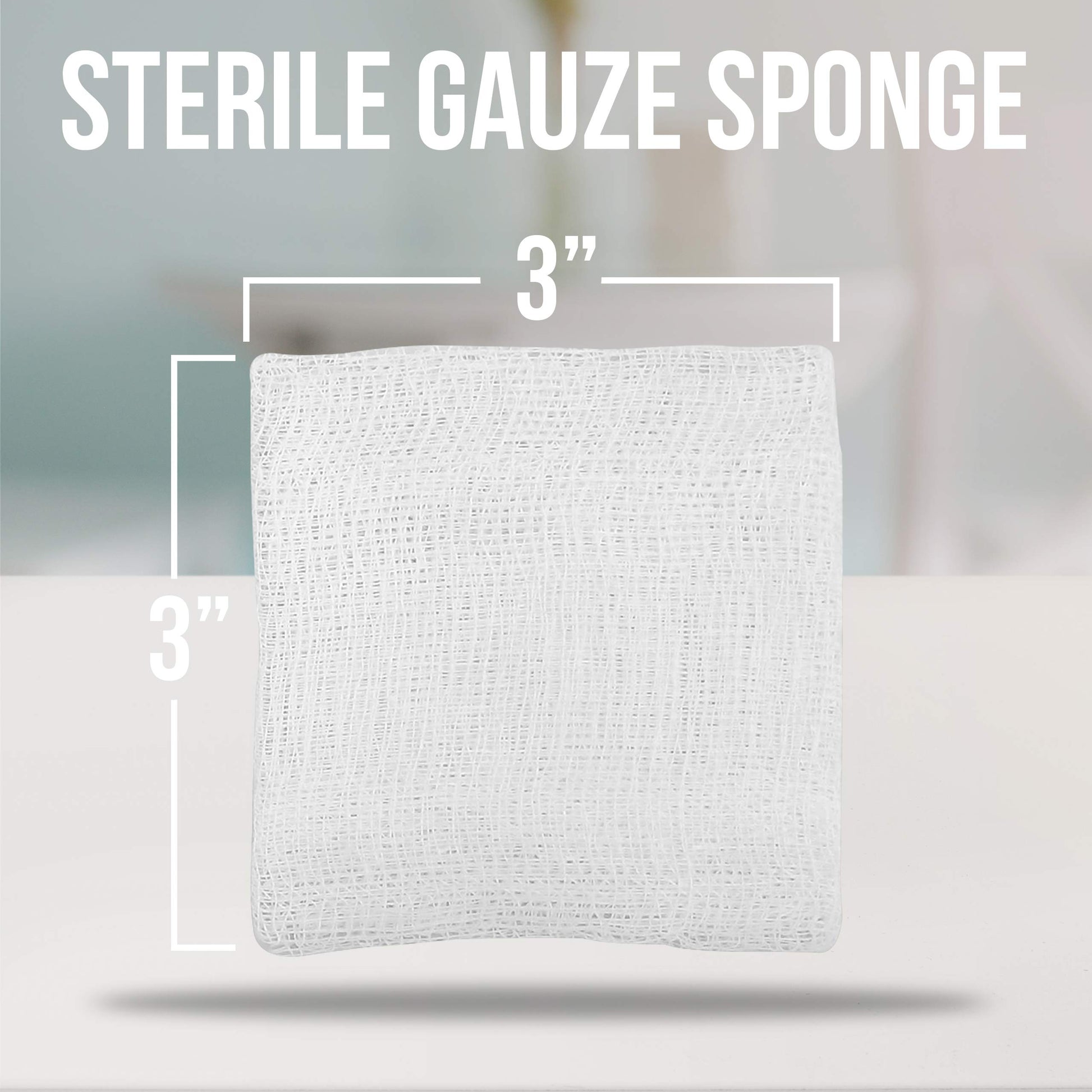 JJ GAUZE PADS 3IN X 3INCH 10CT