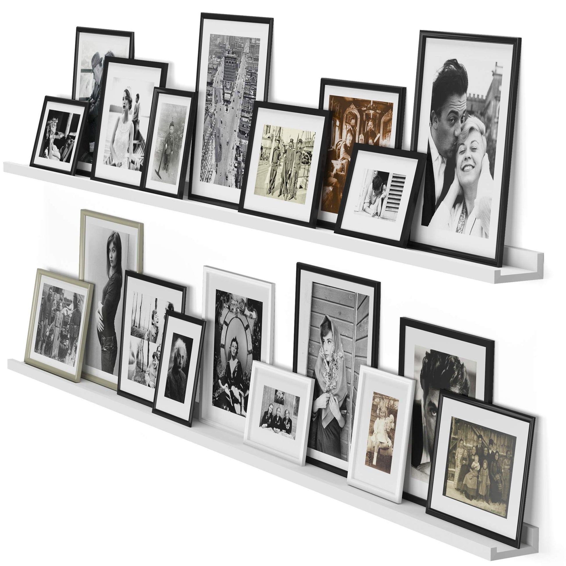 BACK LEDGE 72" CHROME 4 CT DS