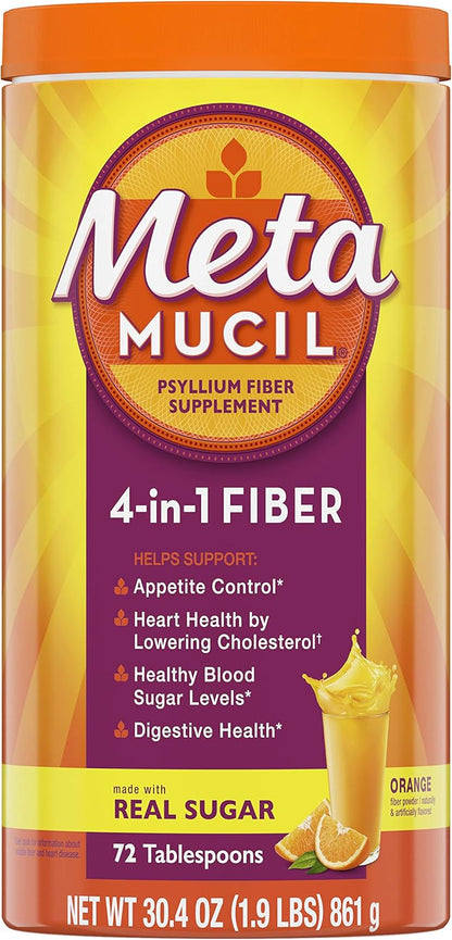 METAMUCIL SMOOTH ORANGE S/F 36.8OZ