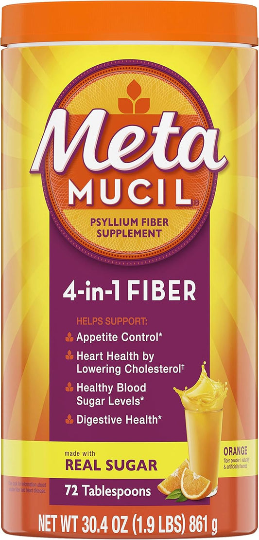 METAMUCIL SMOOTH ORANGE S/F 36.8OZ