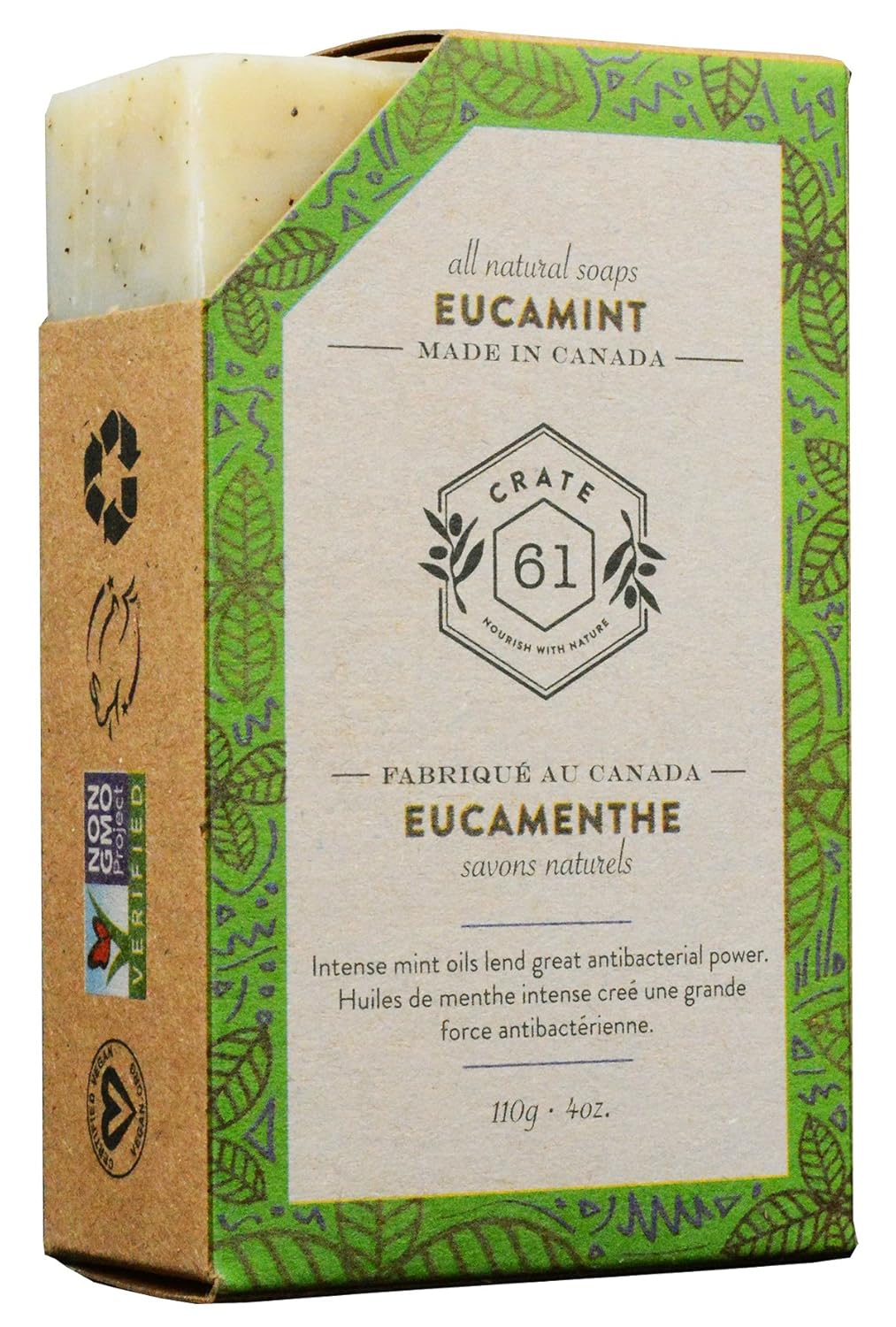 CRATE 61 BAR SOAP,PATCHOULI LIME