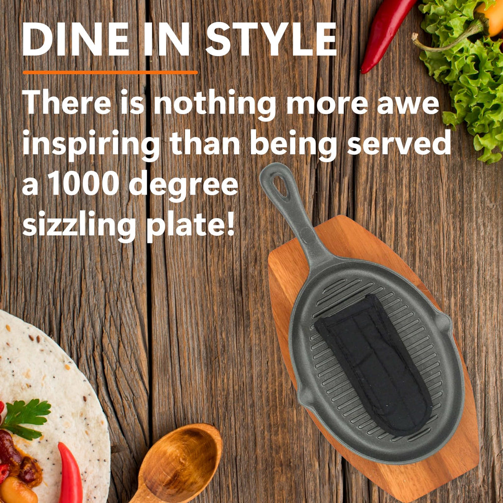 Mr. Bar-B-Q Cast Iron Skillet with Handle
