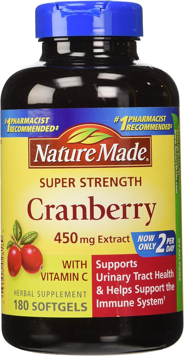 CRANBERRY W/C 450MG GCP 60CT NAT MADE