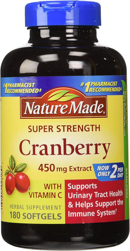 CRANBERRY W/C 450MG GCP 60CT NAT MADE