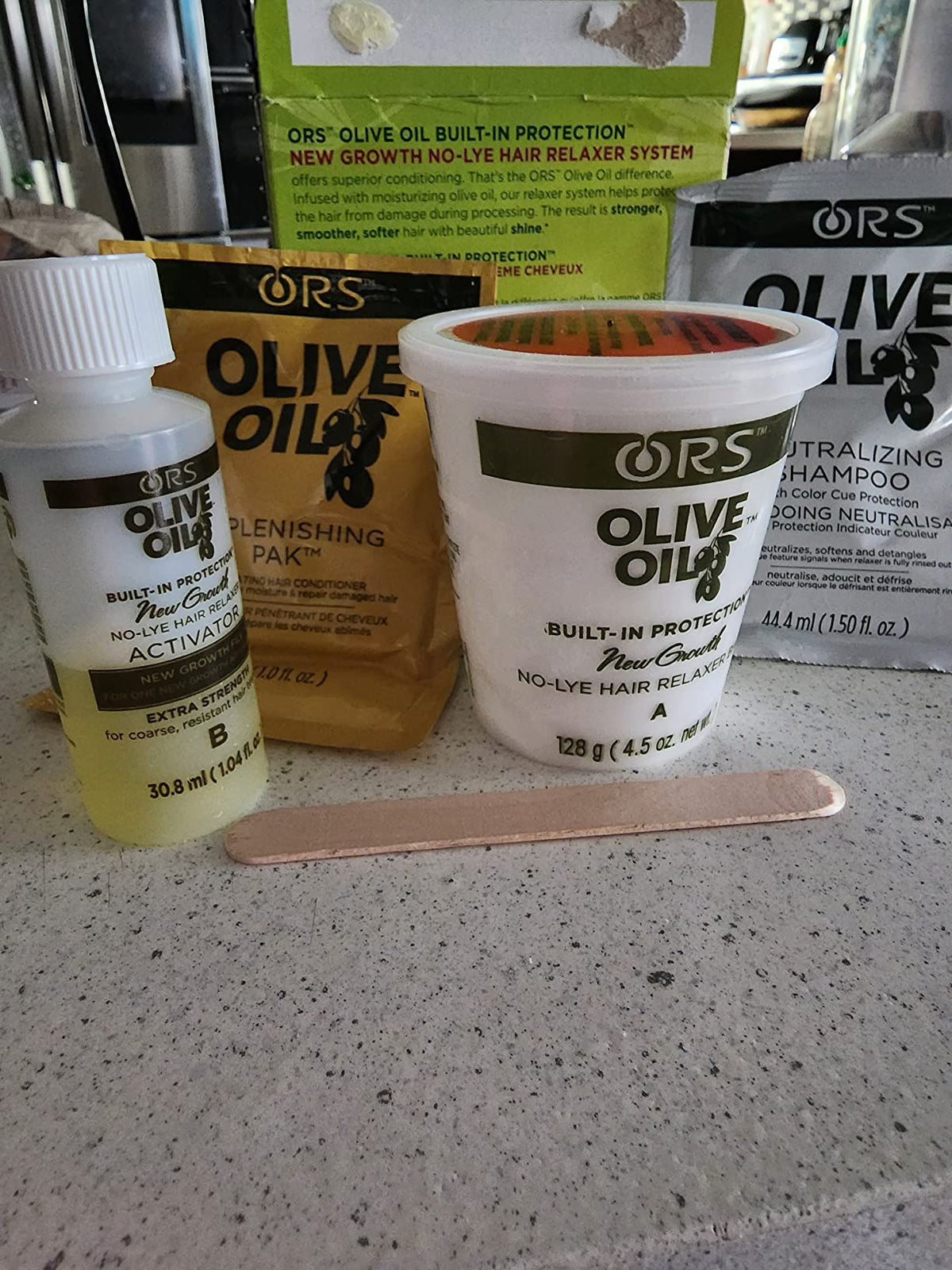 ORS Olive Oil Built-In Protection No-Lye Hair Relaxer - Extra Strength