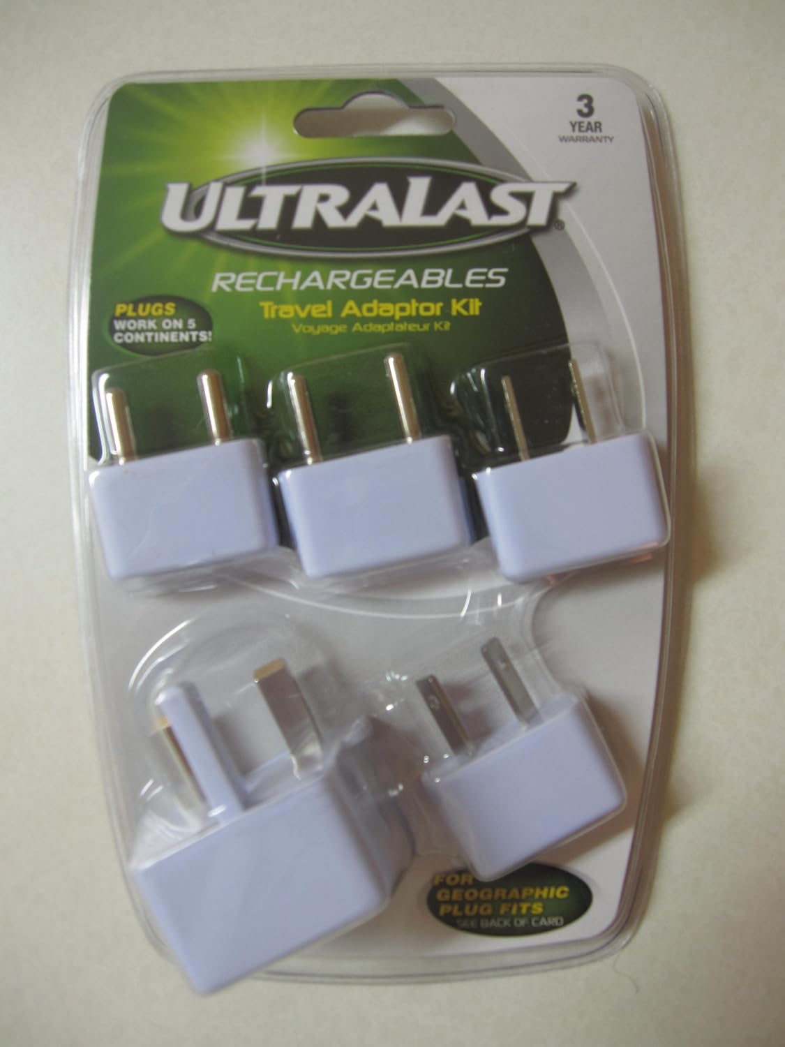 Travel Smart International Adapter Plug Set - White