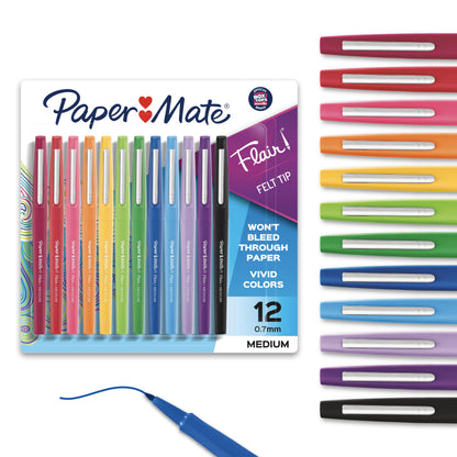Paper Mate Sunday Brunch Scented Flair Medium Point Pen - Assorted Ink, 6 count