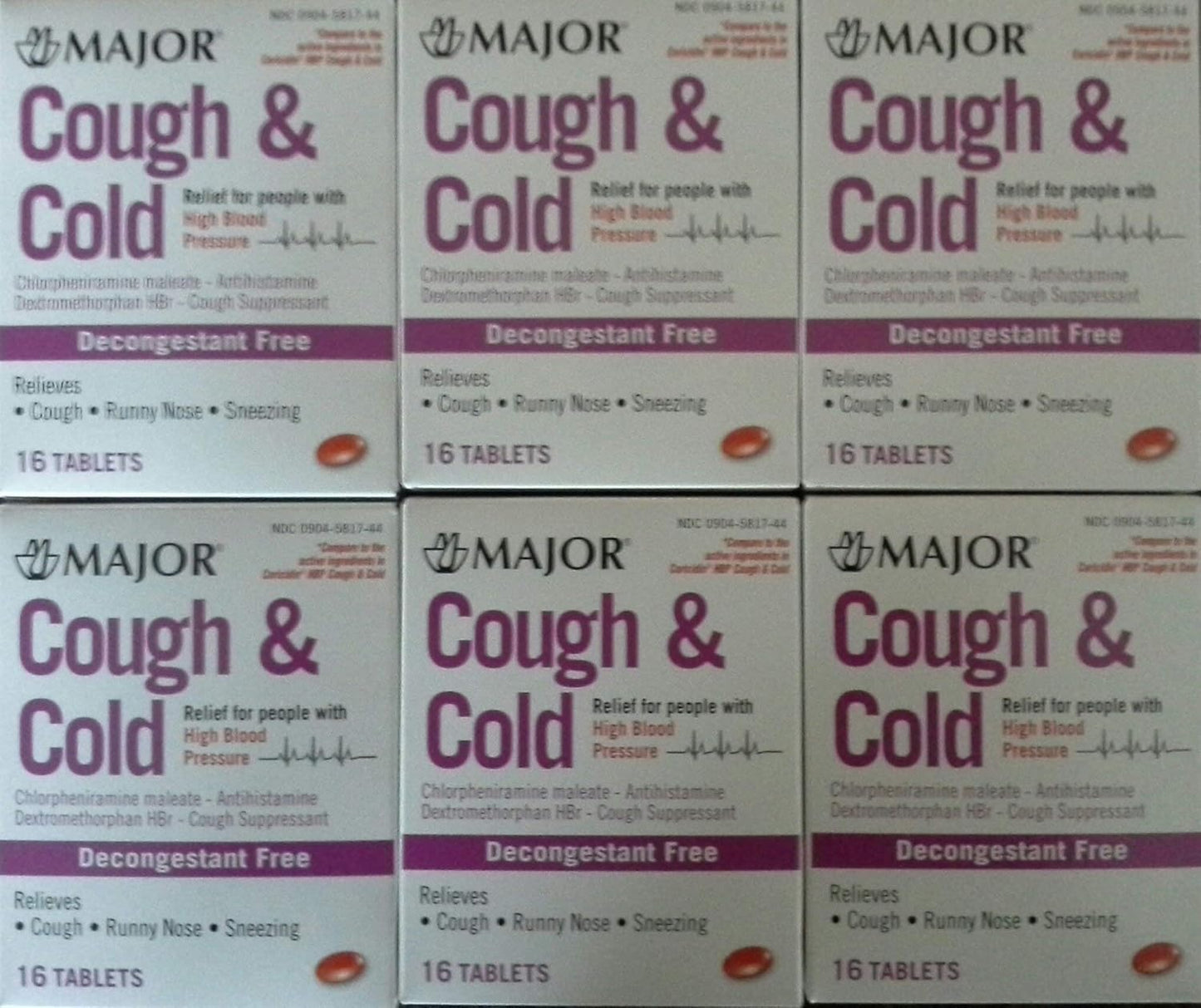 LDR COUGH/COLD HBP TB 30-4MG 16