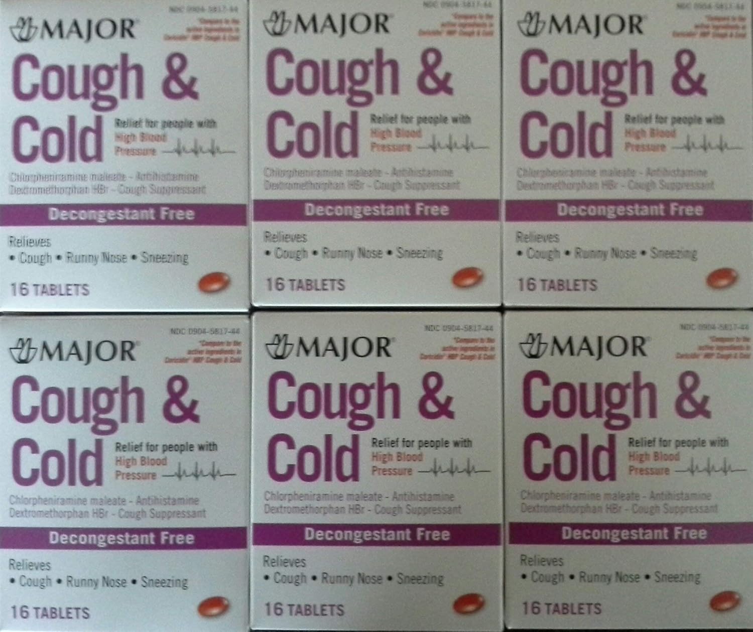 LDR COUGH/COLD HBP TB 30-4MG 16