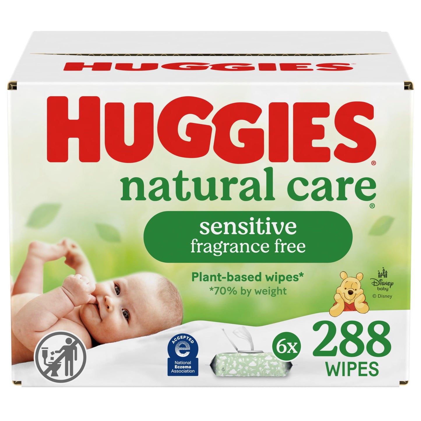 HUGGIES NATURAL CARE PA 16X16 FF