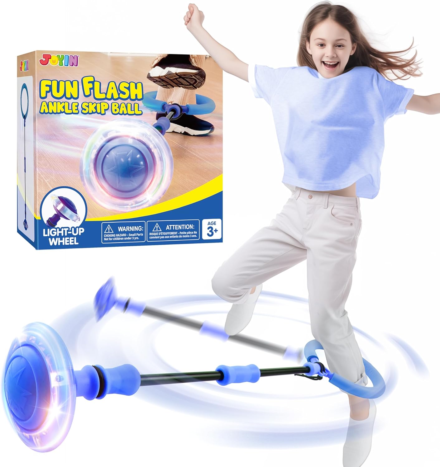 LIGHT UP SPIKE SKIP BALL
