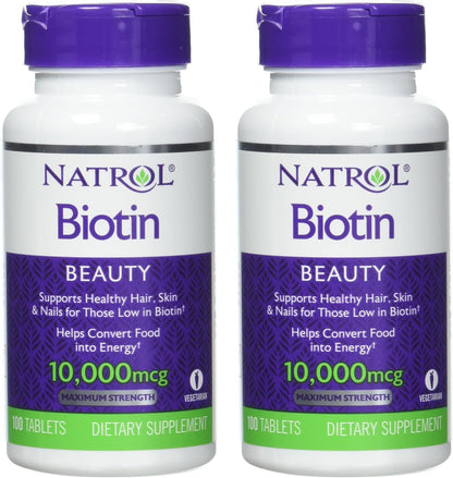 BIOTIN 10000MCG TABLET 100CT NATROL