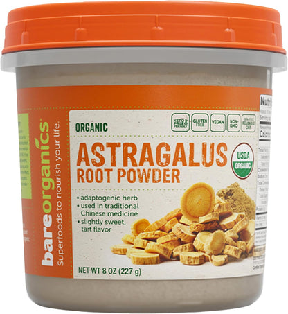 BARE ORGANICS ASTRAGALUS,OG2,ROOT PWDR