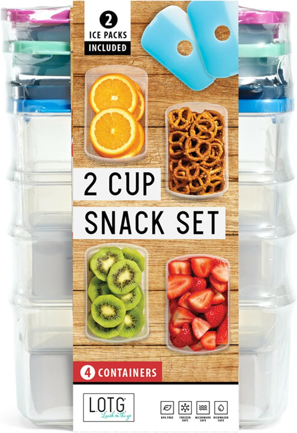 FIT & FRESH SNCK SET,1 CUPS,LDS,ICPAK