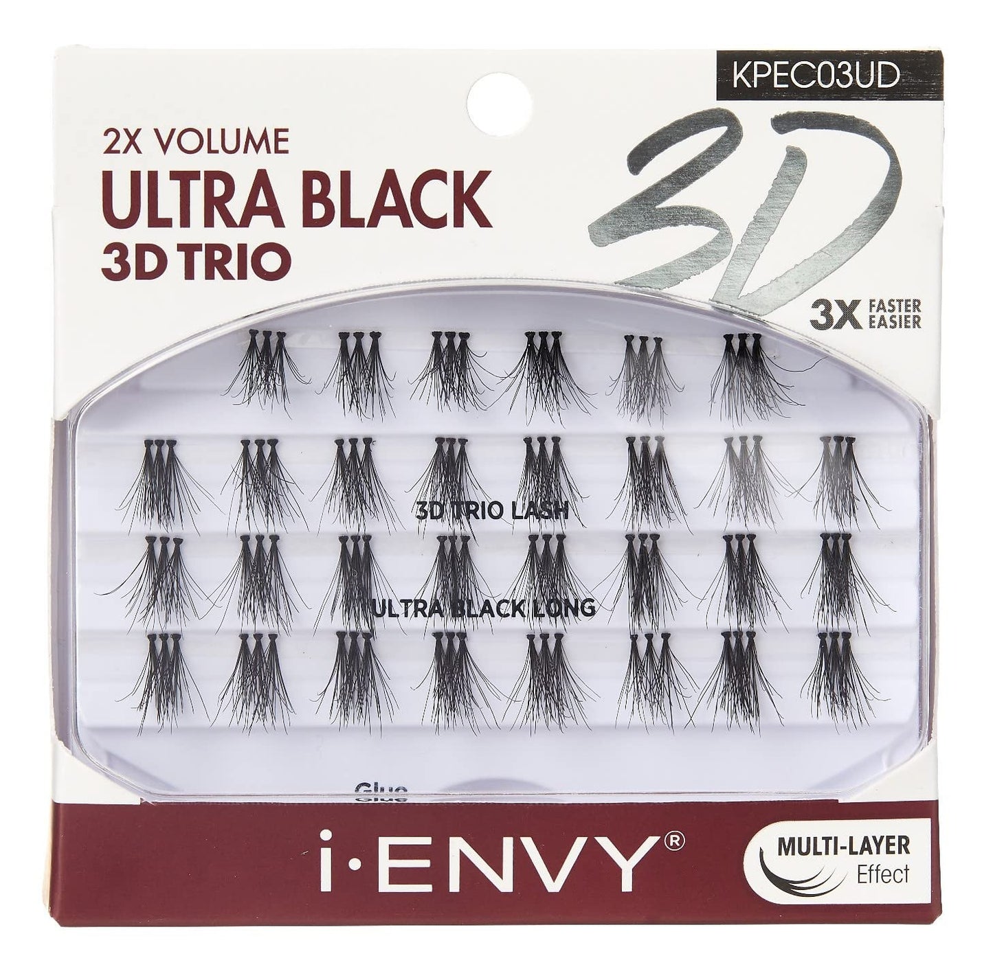 Kiss I Envy 3D Trio Ultra Black Long Length