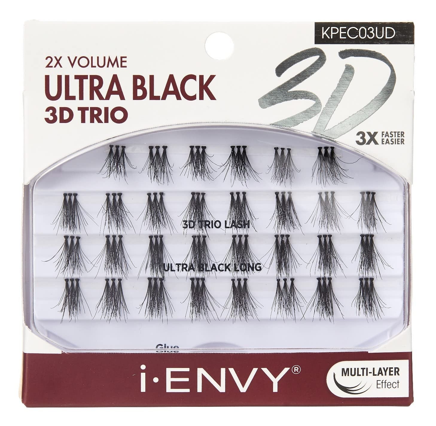 Kiss I Envy 3D Trio Ultra Black Long Length