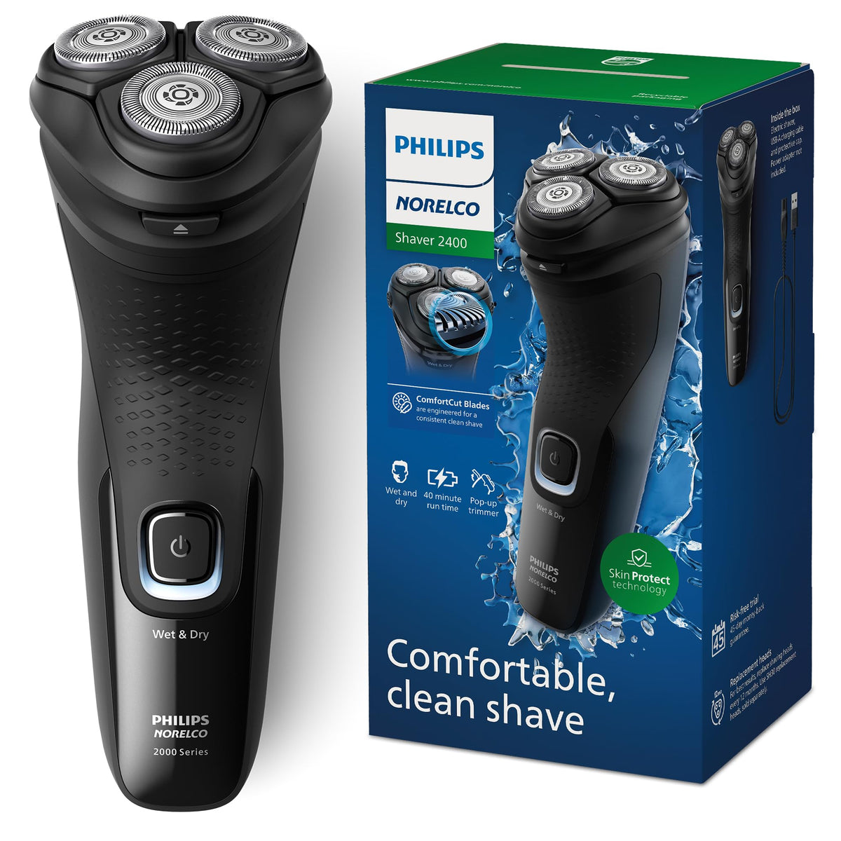 Philips Norelco Shaver 2400 Rechargeable Cordless