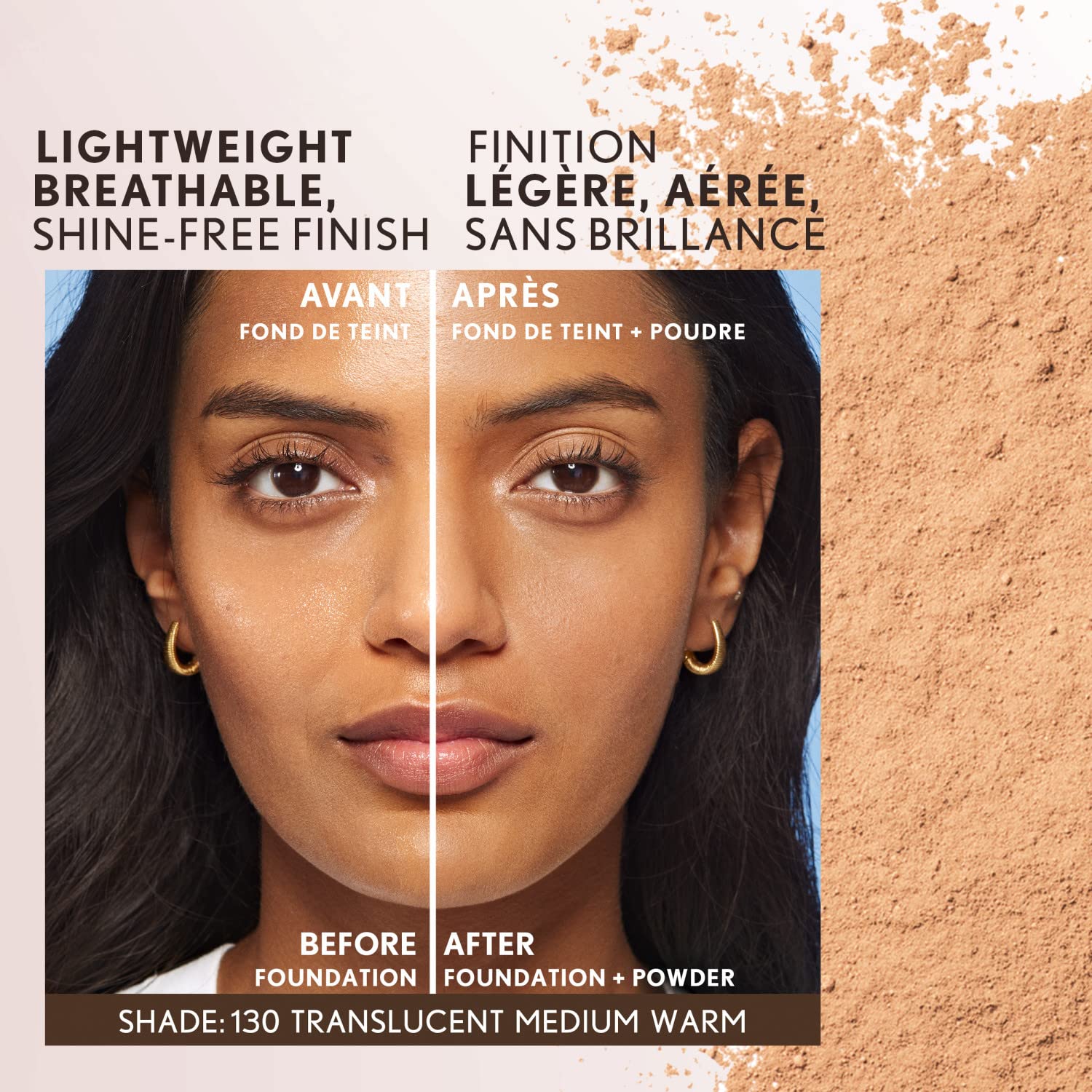 COVERGIRL Clean Invisible Loose Powder - 130 Translucent Medium Warm