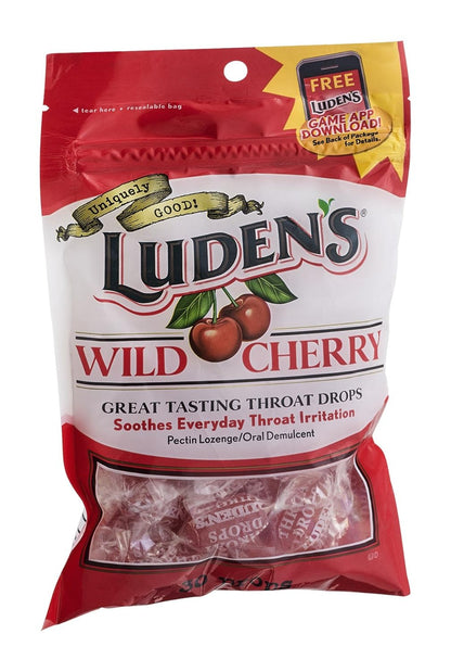 LUDENS BAG CHERRY 30CT