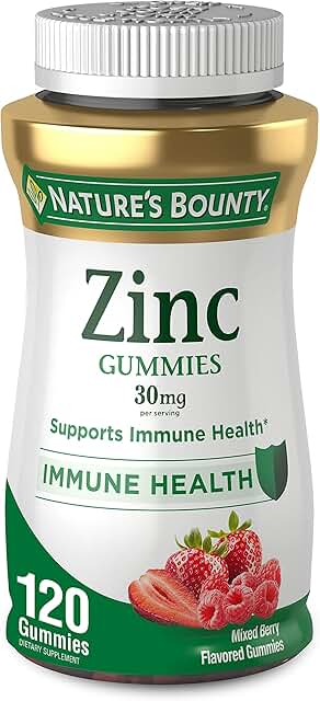 ZINC 30MG GUMMY 60CT NAT MADE