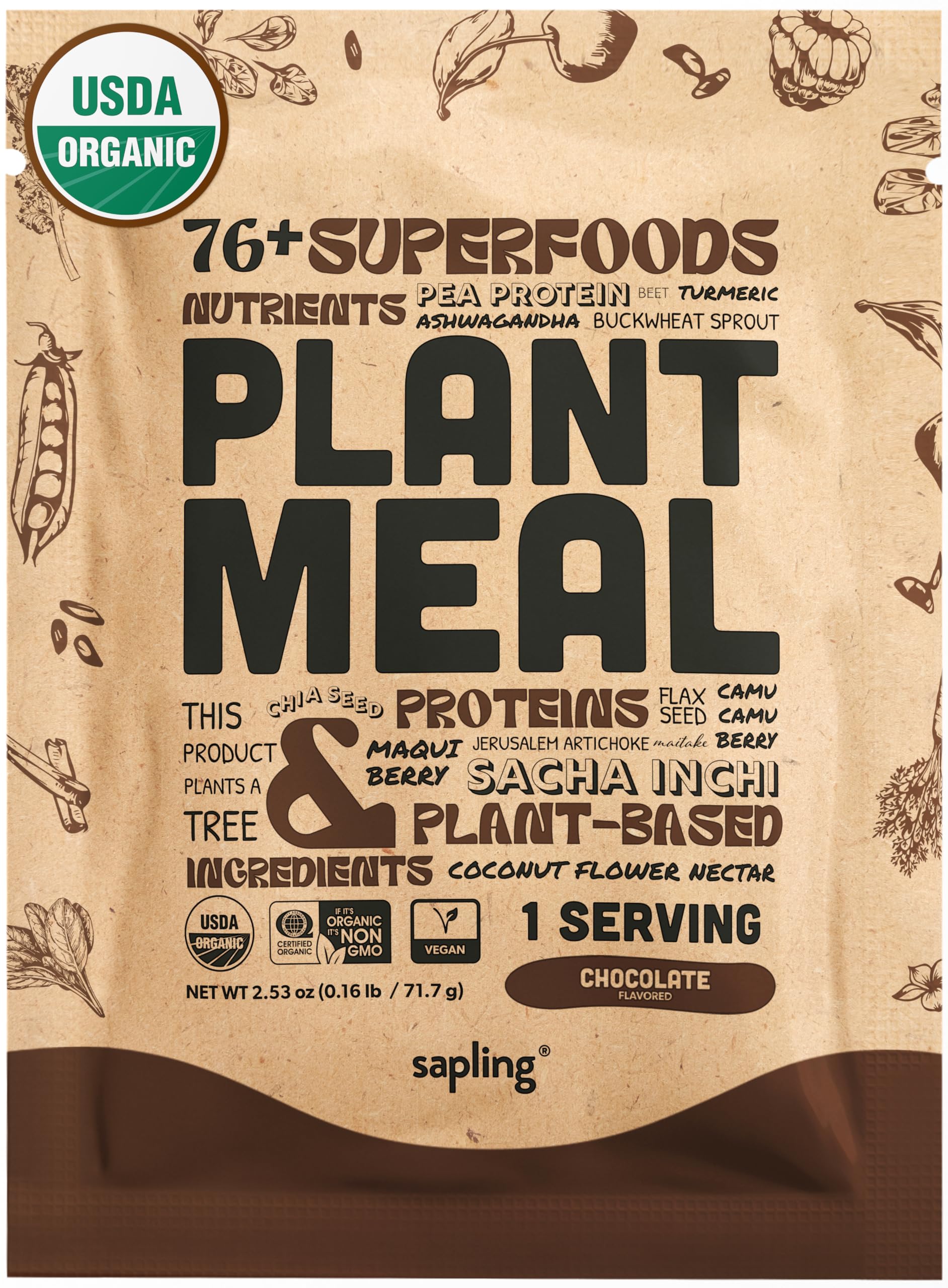 PLANTFUSION MEAL SHAKE,CHOC CARML PWD