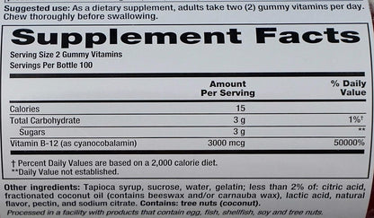 VITAFUSION B12 CW 500MCG 60