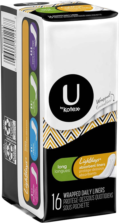 KOTEX PANTILINER FRESH DRY LONG 12X16CT