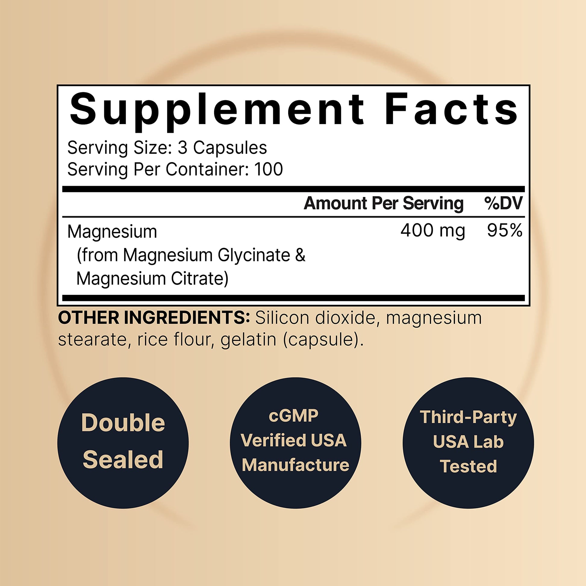 MAGNESIUM GC 400MG 40 QR SFG