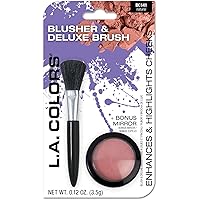 L.A. COLORS Blusher & Deluxe Brush - Natural