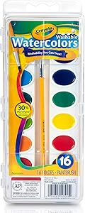 Crayola Washable Watercolors, 16 count