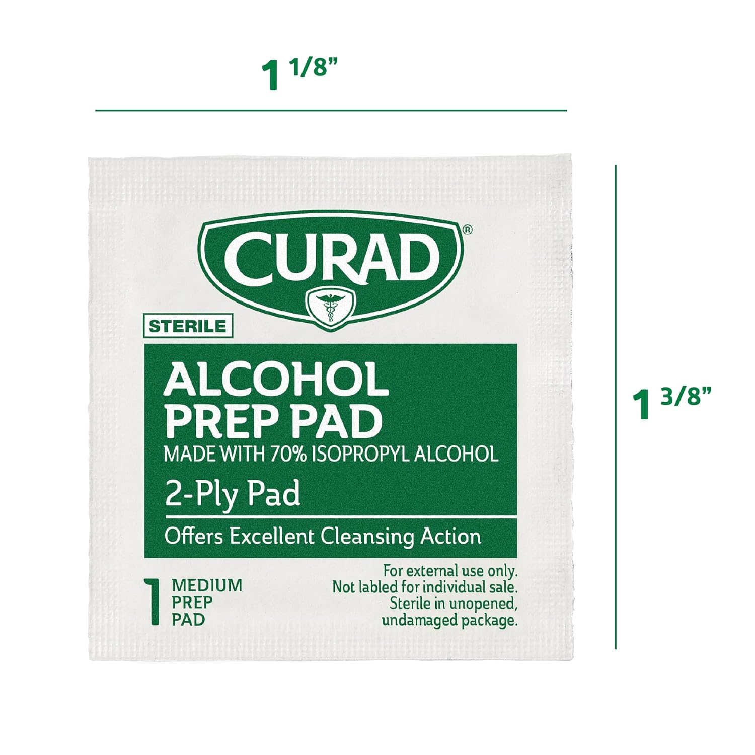 CURAD ALCOHOL SWABS PA 70% 200
